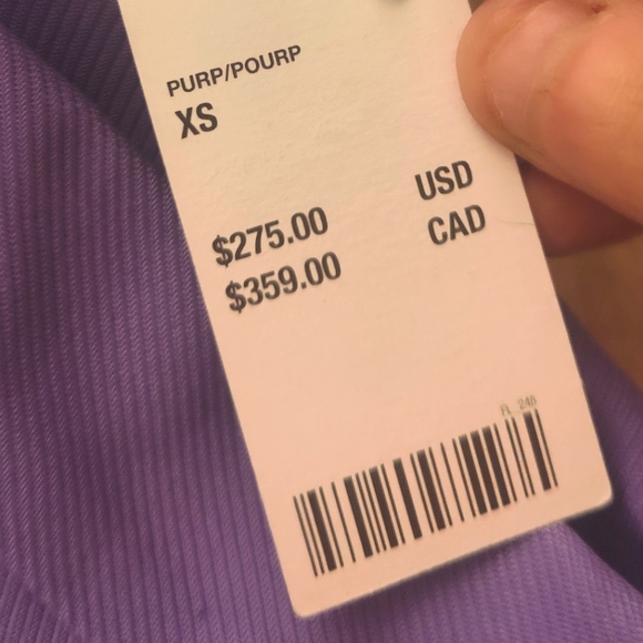 NWT UO x BOBBLEHAUS Purple/Blue Ombre Deadstock Tencel Twill Trouser Pants XS - Picture 6 of 7